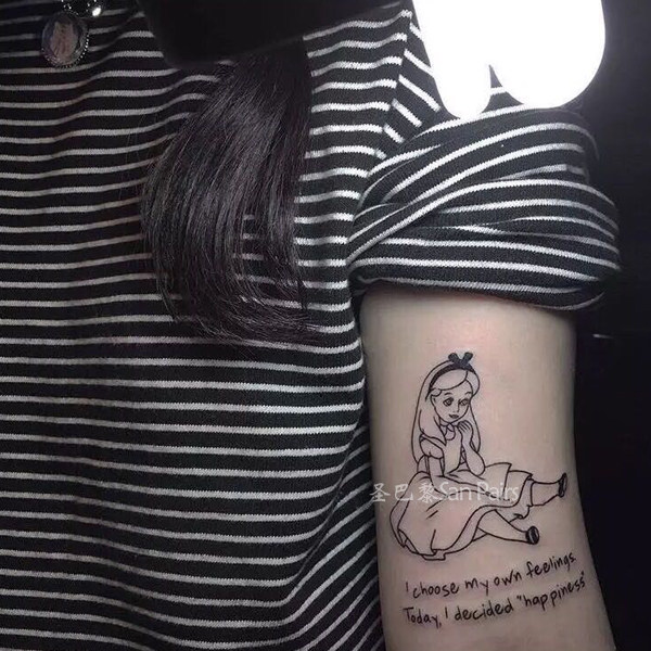 Cute Girl Arm Tattoos