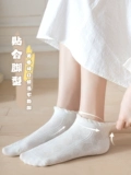 Носки, тонкие японские короткие белые цветные спортивные гольфы, осенние, популярно в интернете