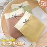 Нижнее белье, хлопковые антибактериальные бархатные штаны, удерживающие тепло демисезонные шорты, средняя посадка