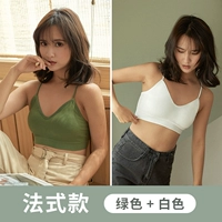 Зеленый, белый, французский стиль