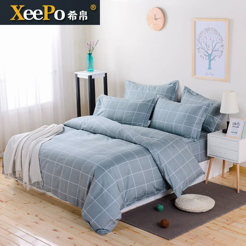 xeepo / Xibo 100% cotton chăn bông đơn mảnh 1,5m1,8 mét giường sinh viên ký túc xá chăn đôi - Quilt Covers