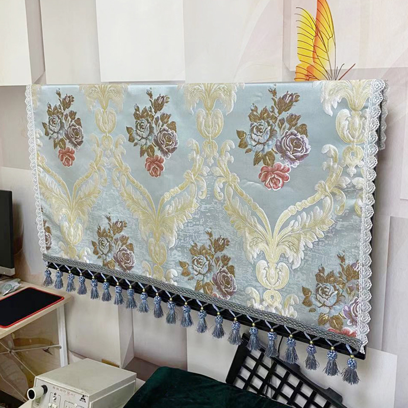 Eurostyle Nordic TV Dust Cover with light lavish American Home LCD TV Cloth Art protective sheath Gaib