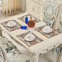 Banglaiyan fabric European table mat Coaster Vase mat Plate mat Bowl mat Fabric Western insulation decorative mat