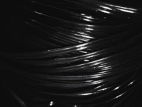 Черная двойная круглая лоза 1 кошка