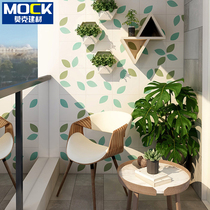 Flower brick Nordic green Balcony Wall Brick Retro Kitchen Toilet Tile Anti-Slip Wear and floor tiles Hyun Kanto Entrance Brick