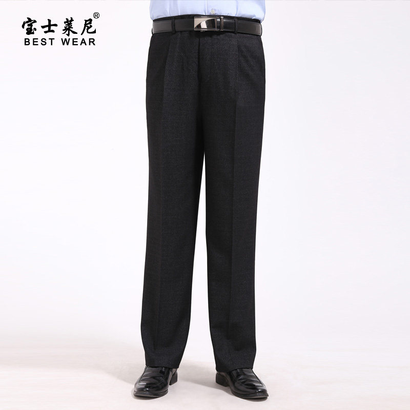 Middle Aged Men Pants Casual Long Pants Autumn Winter Style Loose Men's Pants Middle Aged Western Pants Men Old Age Casual Long Pants