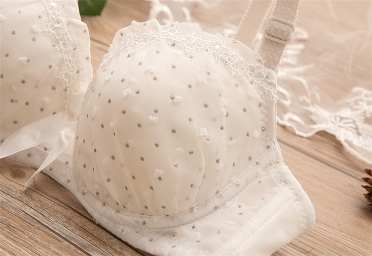 Cô gái ngọt ngào áo ngực mỏng tập hợp dễ thương Nhật Bản áo ngực màu đen gợi cảm học sinh trung học đồ lót quần lót phù hợp quần lót phụ nữ