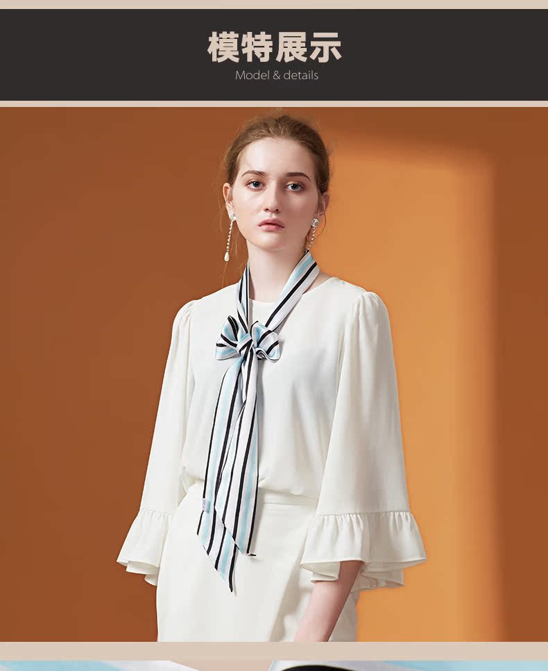 Echarpe pour Femme en De la soie - Ref 3159778 Image 7