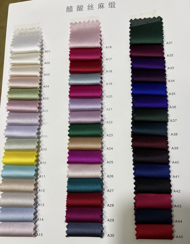 Heavyweight Imported Acetate Fiber Acetate Satin Cheongsam Dress Shirt Spring and Summer Suit Casual Jacket Material