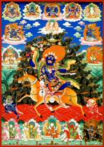 Custom auspicious Tianmu portrait Merit Tianmu Auspicious Tianmu picture Thangka Tibetan Tantric Buddha painting