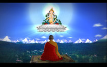 Custom Vajrayana Sadhu conception picture 4 Photo paper plastic seal handmade Buddha painting Thangka picture Tie-up
