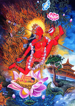 Canary empty row Mother pictures Nemo Notre Dame Mother Buddha portrait photographic paper plastic packaging Mizong Donka tie-edge