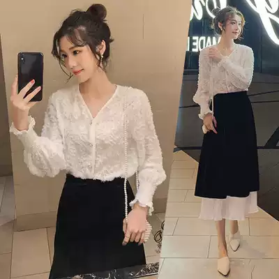 2021 New Tide fat mm early autumn winter clothes fried street two-piece suit large size women's age reduction popular Net red temperament
