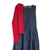 Джинсовая летняя длинная юбка, комплект, эффект подтяжки, подходит для подростков, 2025 года