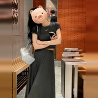 SET [Осенний популярный стиль/хан -стиль, заправка в осень/одежда, новая в осенней/корейской атмосфере, заправка/осень популярный стиль/хан -стиль осенью]