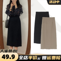 Early spring 2022 New womens dress Big size Fat mm Spring and autumn Ocean crummy two-piece suit half-body dress