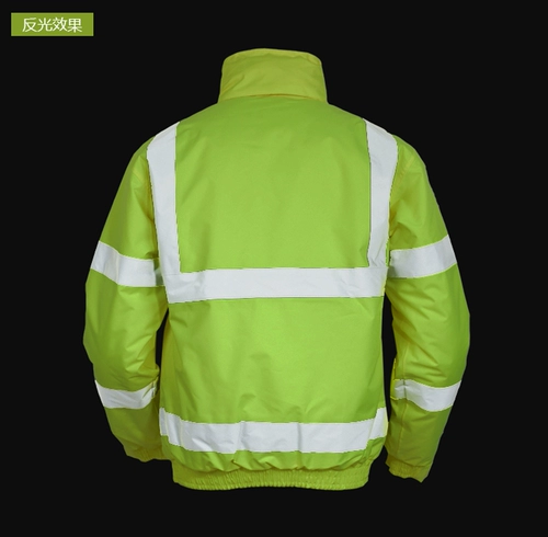 Зимняя светоотражающая куртка, безопасный высокоскоростной мужской демисезонный пуховик