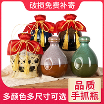 Household jug ceramics A pound of 1 hand-caught series of sealed decorative ornaments Sichuan earth pottery small model L