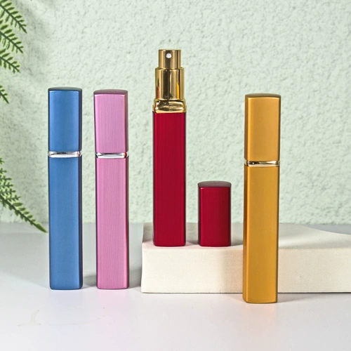 Духи, квадратная бутылка, стеклянная тара, элитный косметический портативный вкладыш для путешествий, 10 мл, пробник