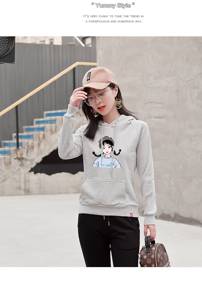 Sweatshirt femme en Coton - Ref 3217553 Image 24