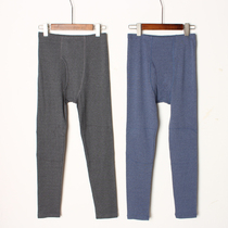 Spring and summer mens autumn pants single piece thin slim size cotton warm pants FTY plus knee pants leggings
