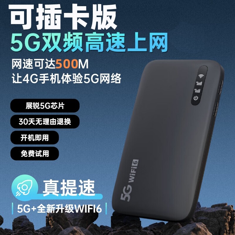 5g Portable Wifi with Sim Card Slot, International Coverage in Hong Kong, Macao, and Taiwan, Wireless Mobile Full Network Access, Freely Change Sim Cards, Wifi Egg for Overseas Use