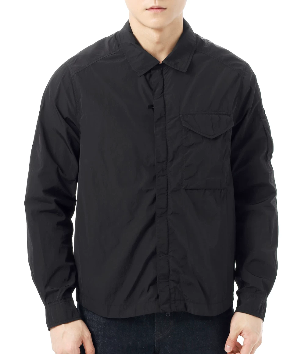 CP COMPANY Chrome-R men's windproof and water-repellent quick-drying zipper shirt jacket 18CMOS095A