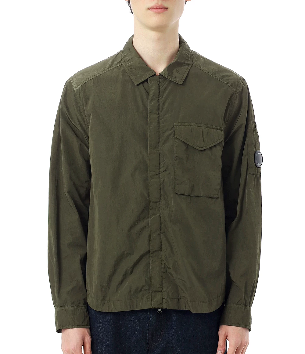 CP COMPANY Chrome-R men's windproof and water-repellent quick-drying zipper shirt jacket 18CMOS095A