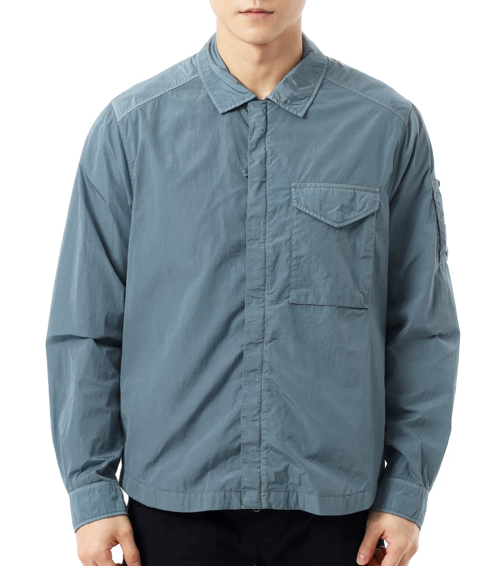 CP COMPANY Chrome-R men's windproof and water-repellent quick-drying zipper shirt jacket 18CMOS095A