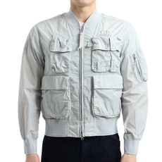 Куртка cp company男短款chrome-r多口袋机能风速干飞行员夹克18cmow010a Cpcompany