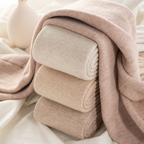 Japanese leggings womens autumn and winter wear plus velvet warm oatmeal white milk apricot color winter pantyhose pantyhose