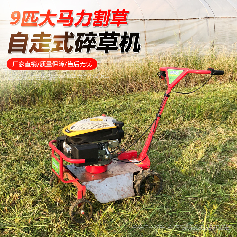 Small lawn mower household lawn mower orchard weeder new hand push lawn machine high power new lawn mower