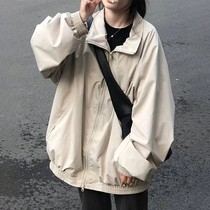 American retro workwear jacket 2023 new hot style early spring chic little man jacket women spring and autumn