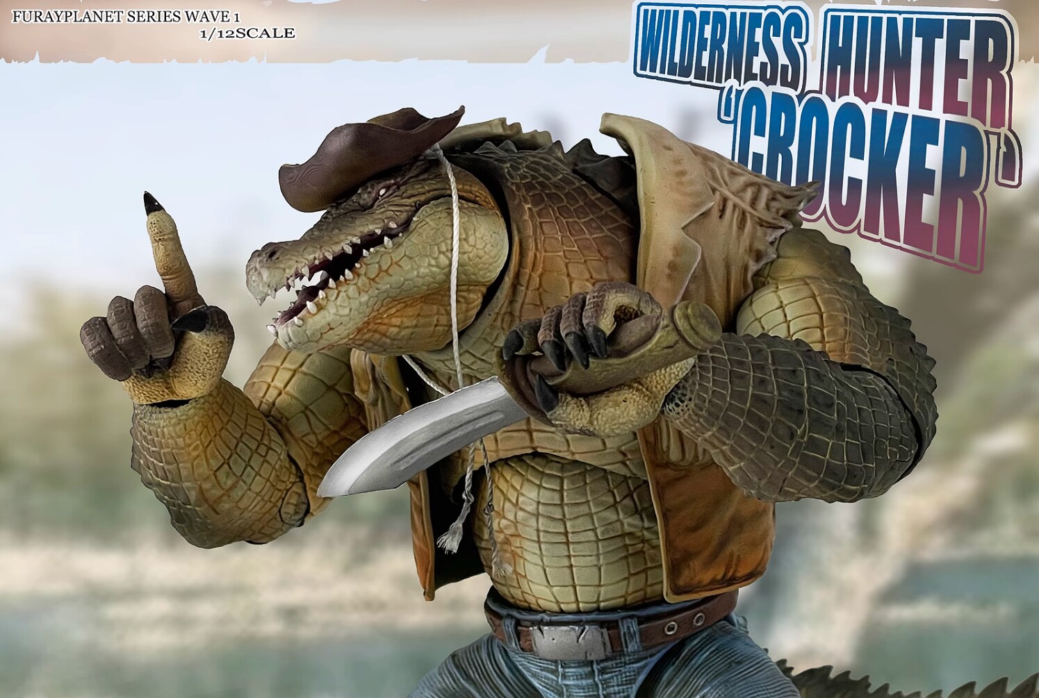 Maestro Union MU-FP001 Crocodile Croker Wilderness Hunter 1/12