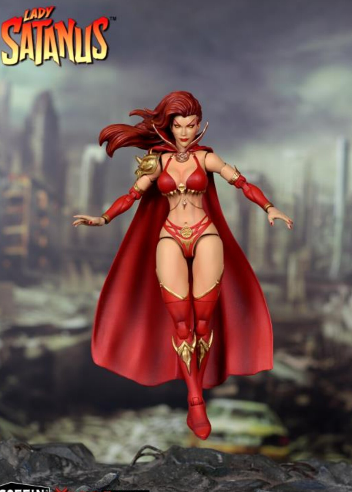 In Stock Lady Satanus 1/12 Figure Executive Replicas Coffin Comics
