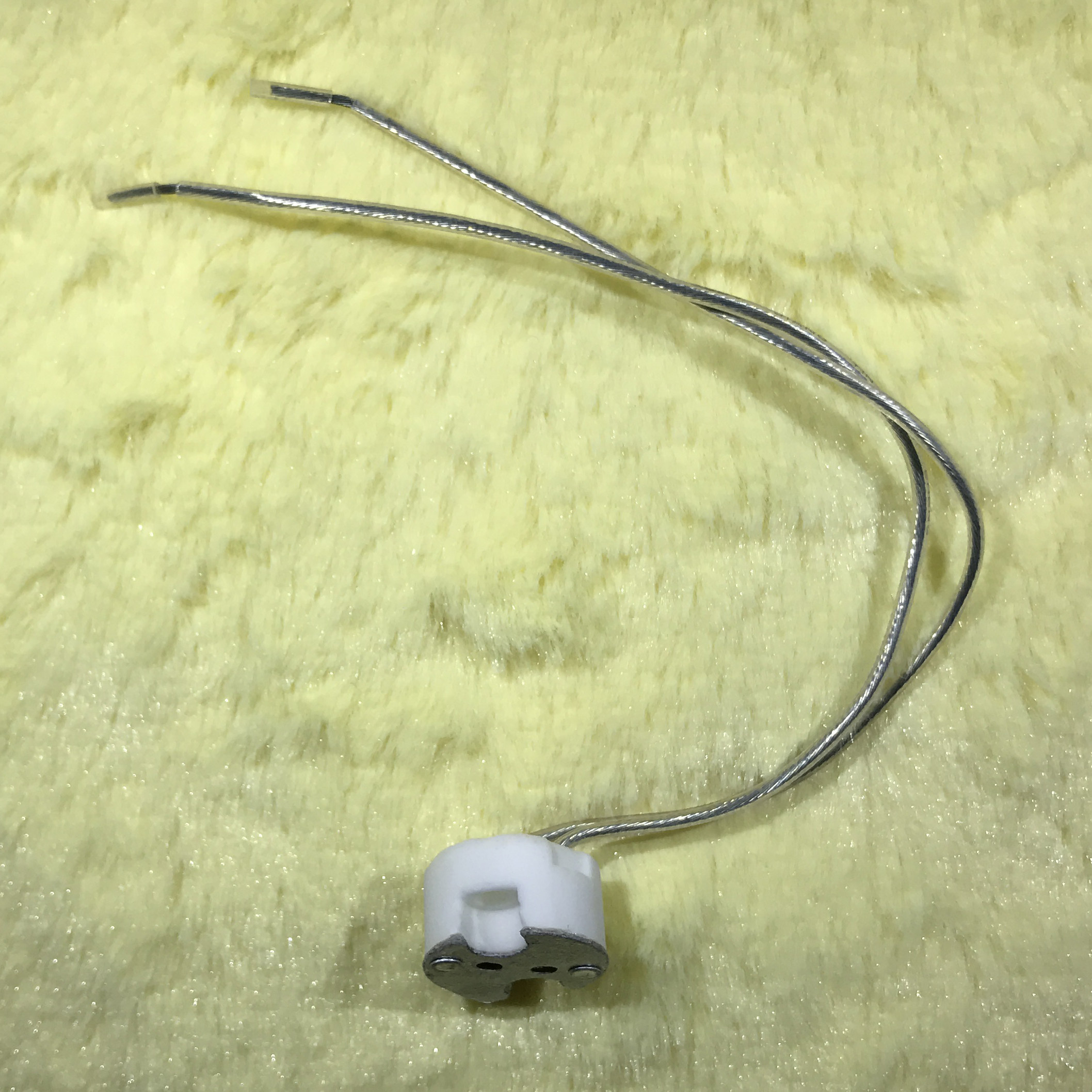 卤素灯泡瓷座 手术无影灯 冷光源 显微镜 专用耐高温银线23号灯座