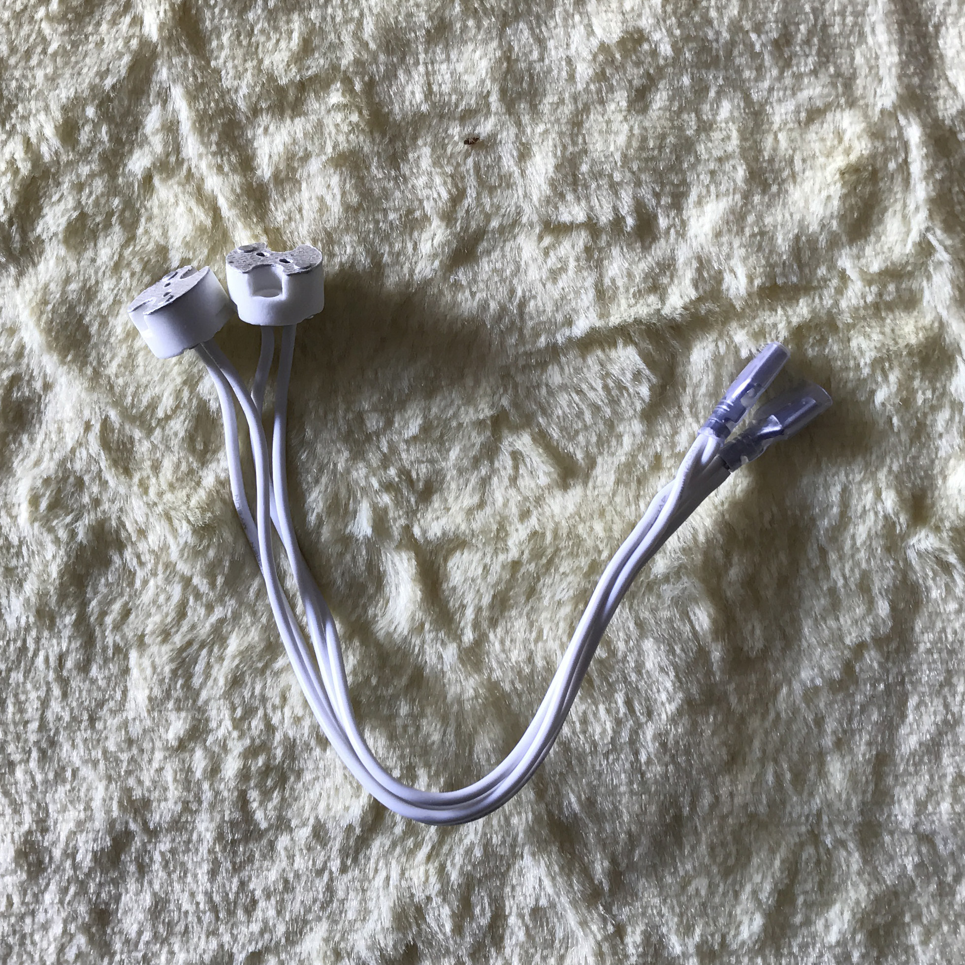 插式手术无影灯瓷灯底座 卤素灯泡瓷座 手术无影灯配件整体反射灯