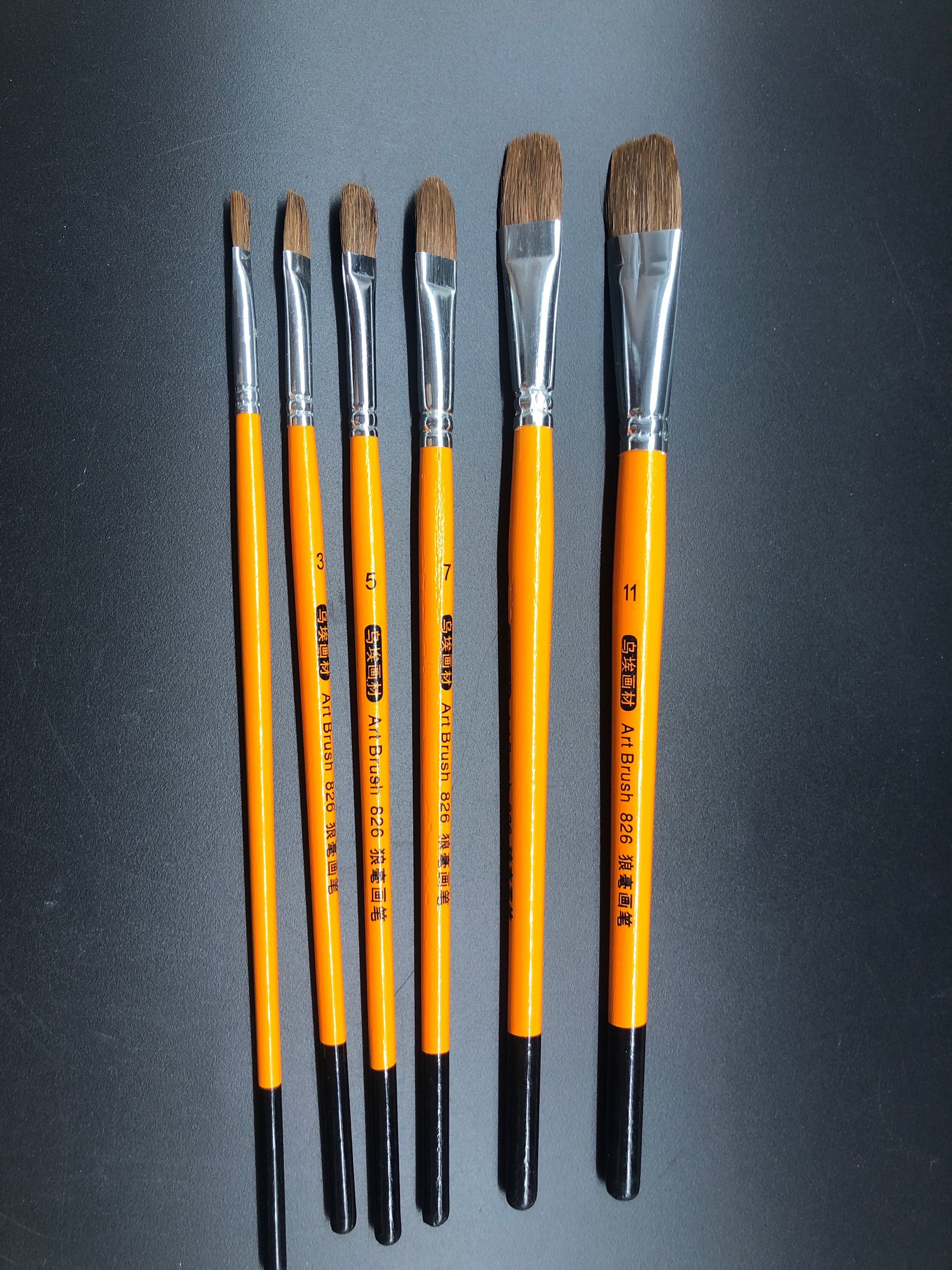 Home Furniture Repair Materials 6 Pieces Of Brush wolverine Toned Tonic Lacquer Small Tools