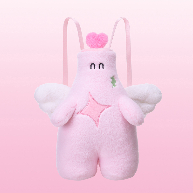 【Brand New, Genuine Product with Free Shipping】Wang Yuan's Official Zhou Hug Little Love God Series Fragrance Plush Pendant/Backpack Doll