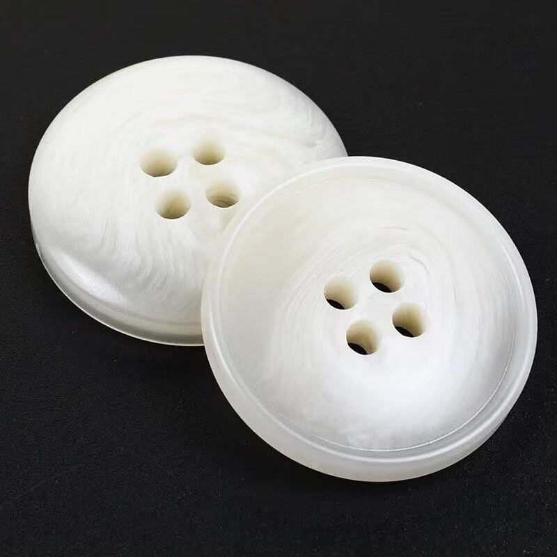 Resin Buttons, High-End Cashmere Sweater Pajamas Decorative Buttons, Black Coat Women's Buttons, Suit Woolen Trench Coat Men's Buttons