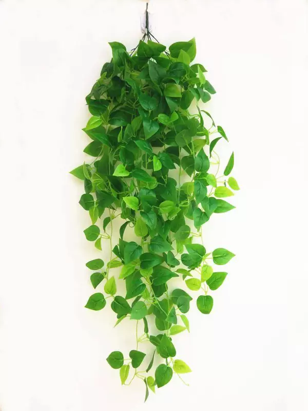 Trang trí tường tắc cây xanh mô phỏng giỏ treo củ cải xanh giả hoa treo tường cây treo hoa lan treo lá xanh - Hoa nhân tạo / Cây / Trái cây cây xanh giả