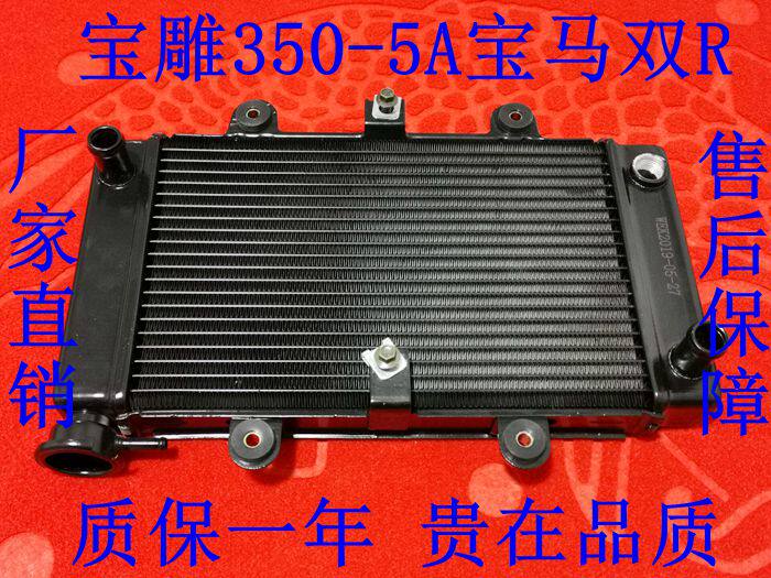 Domestic Treasure Sculpture 350-5A Water tank BMW Double R Sports Car accessories Private with fan water tank Water temperature instrumental radiators
