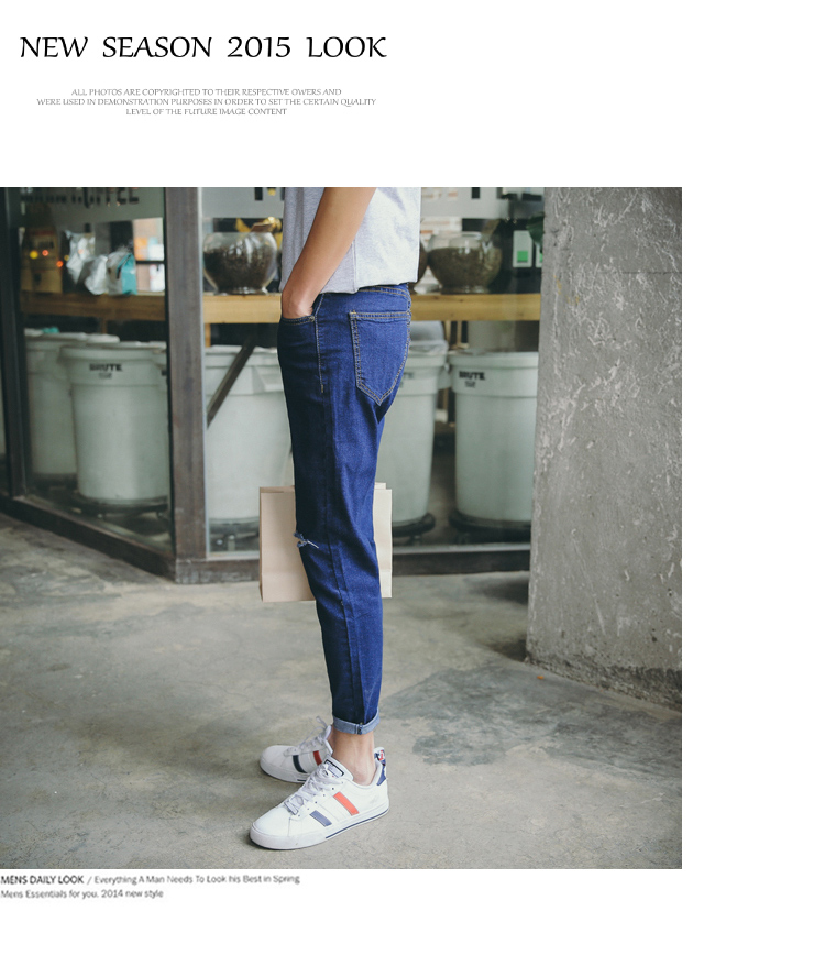 Jeans pour adolescent pieds Slim pour été - Ref 1466765 Image 16
