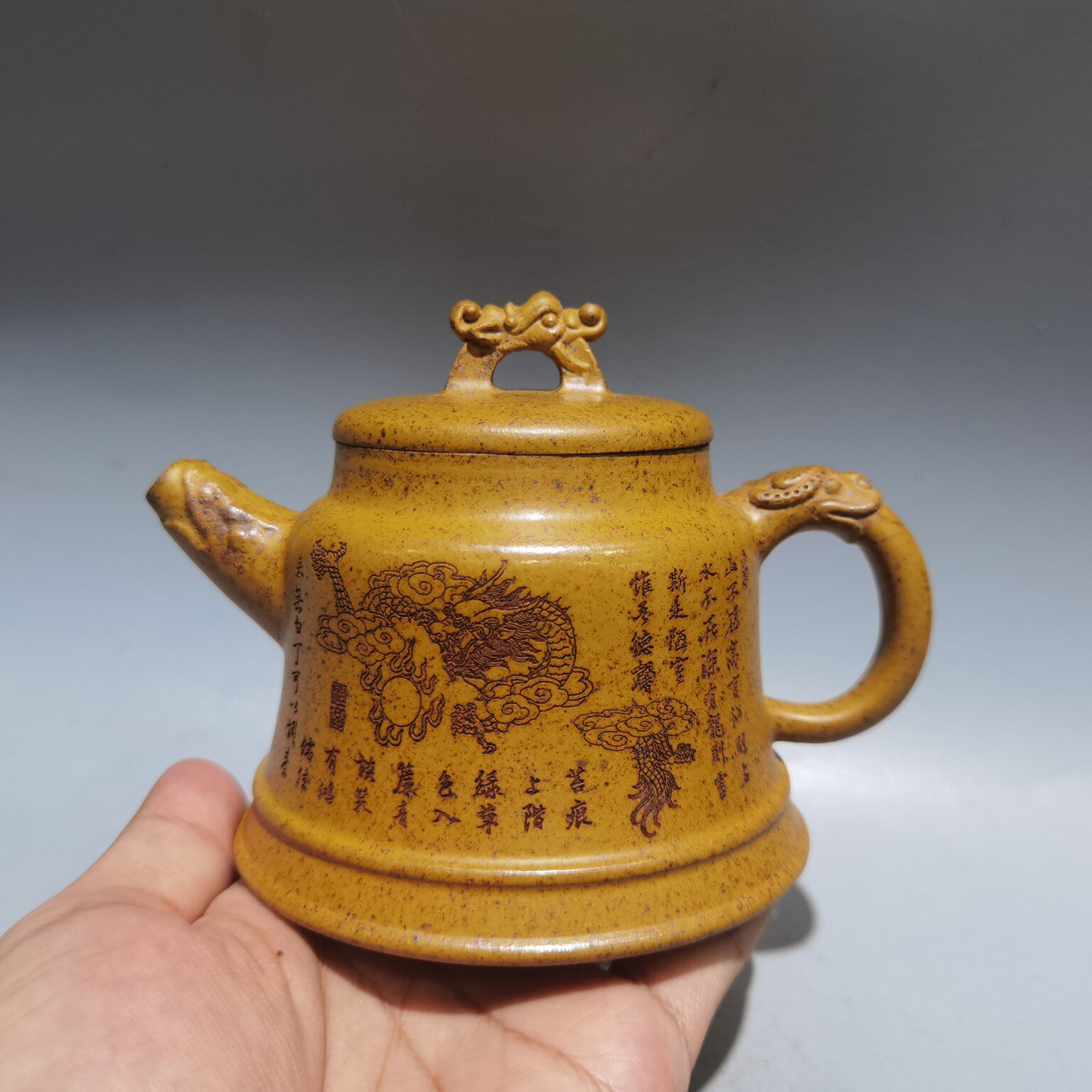 龍蛋壺  紫砂壺・紫泥急須・茶壺・茶道具  中国古美術 龍茶壺 中国古美術 宜興 紫砂壺・急須・茶道具 【公式通販】