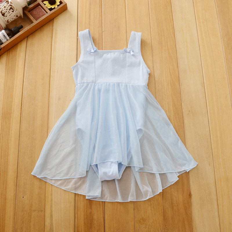 Foreign Trade Brands Original Single Children Dancing Skirt Girl Ice and Snow Landing Gongfu Modern Dance Latin Dancing Professional Performance Dress