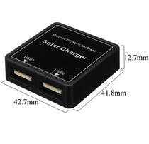 5V2A solar voltage regulator charging diy folding package photovoltaic panel dedicated USB junction box smart restart