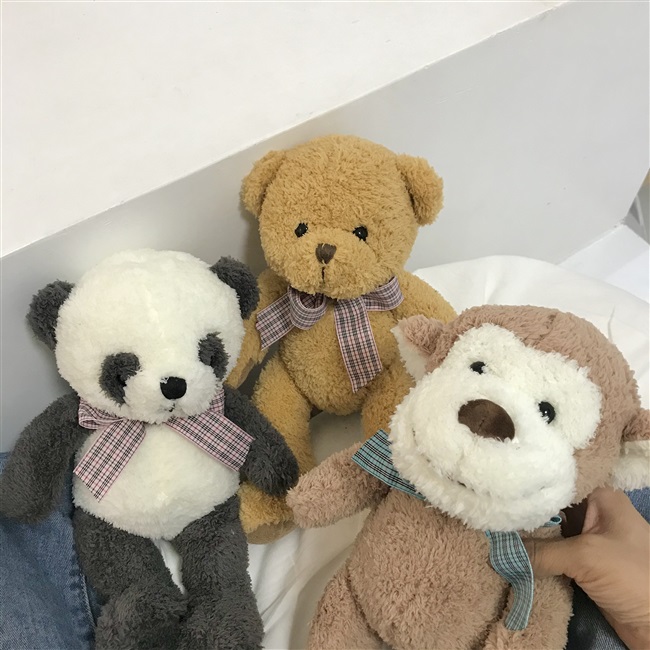 Cute soft cute girl heart little panda plush toy doll doll doll men and women birthday gift ins