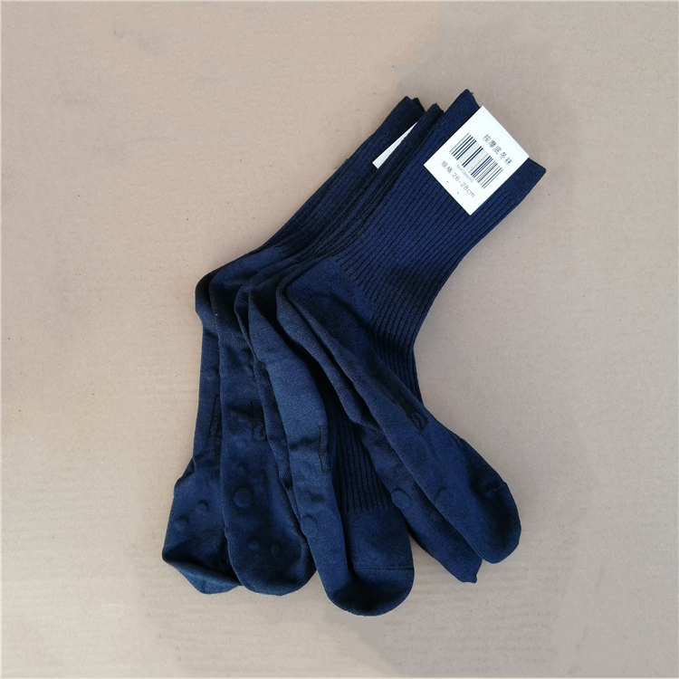 Chase you running lost shoes blue health care sweat wicking foot metal acupuncture point massage winter tube winter socks warm socks