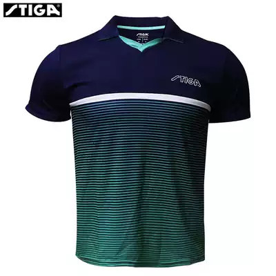 STIGA Stika table tennis suit sportswear men and women table tennis suit short sleeve top T-shirt