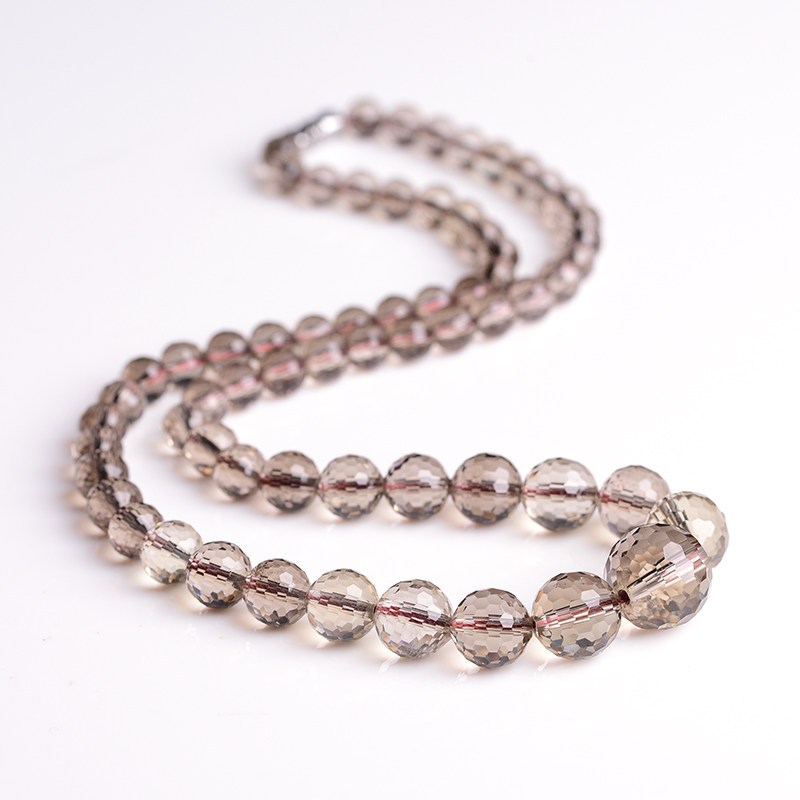 Yao Can 128 noodles with tea crystal necklace Smoke Tower Chain Crystal Crystal Ornaments Girls Day Gifts 